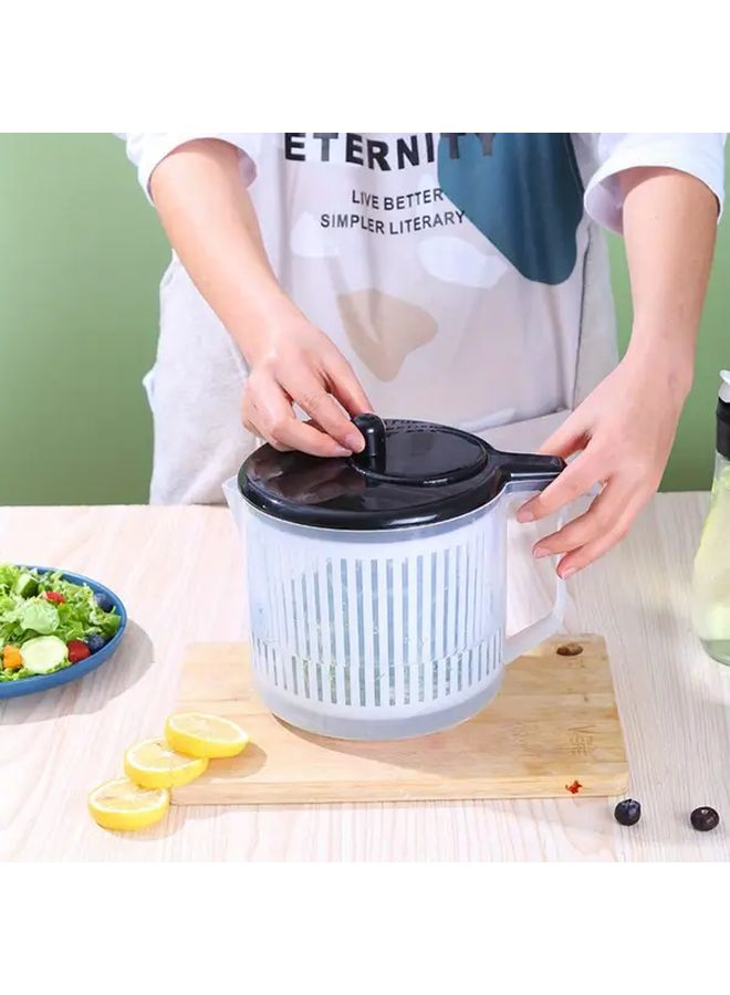 White And Green Multifunctional Vegetable Dehydrator Non Electric Salad Dryer Water Filter Squeezer - Image 4